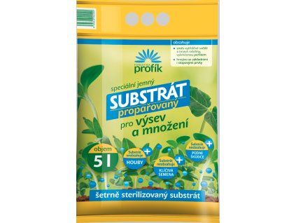Substrát pro výsev a množení 5 l Forestina profík propařovaný