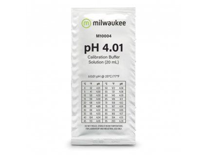 kalibracni roztok pH 4.01 Milwaukee 20 ml