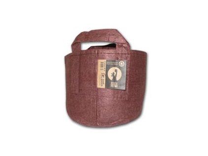 Květináč Root Pouch Boxer Brown 12 l s uchem - nedegradující