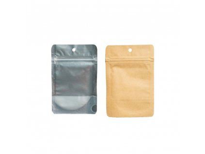 Qnubu zip sáček Kraft 7g, 100x165 mm, BALENÍ 50 ks
