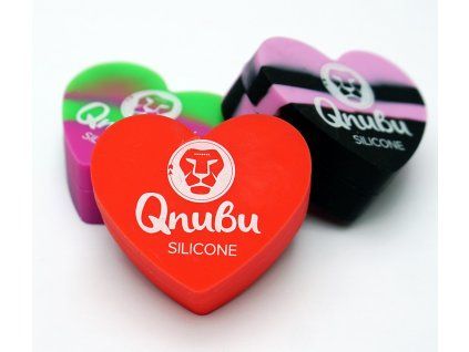 Qnubu Silicone Rosin Heart XL 18 ml, silikonové pouzdro