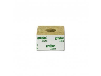 Grodan 100x100x65 mm, pěstební kostky s malou dírou 27x40 mm, BOX 216 ks