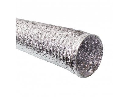 GAS ALU Silver 100 mm ventilační potrubí, box 5 m