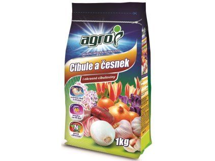 AGRO Organominerální hnojivo cibule a česnek 1 kg