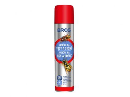 BROS Sprej proti vosám a sršňům hasičák 600 ml