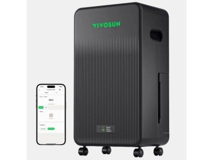vivosun aerodrain d12 inteligetni odvlhcovac vzduchu 12l