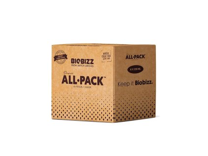 Biobizz All Pack Indoor 6x 250 ml, sada hnojiv