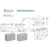 BudBox Pro XXL Silver (120x240x200 cm)