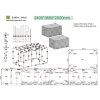 BudBox PRO Titan II Silver (240x360x200 cm)