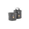 Root Pouch Grey květináč textilní 21x21 cm - 8 l