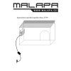 Malapa TF99, 12V/ 80W topení s termostatem do kurníku, psí boudy