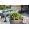 Velkoobjemový truhlík Berberis TRIO 117 cm - antracit