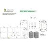 BudBox LITE 80x80x160 cm
