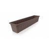 Plastkon truhlík Garden Hnědý, 80x17x15 cm