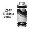 VF ECO uhlíkový filtr 110-150 m3/h, 100 mm